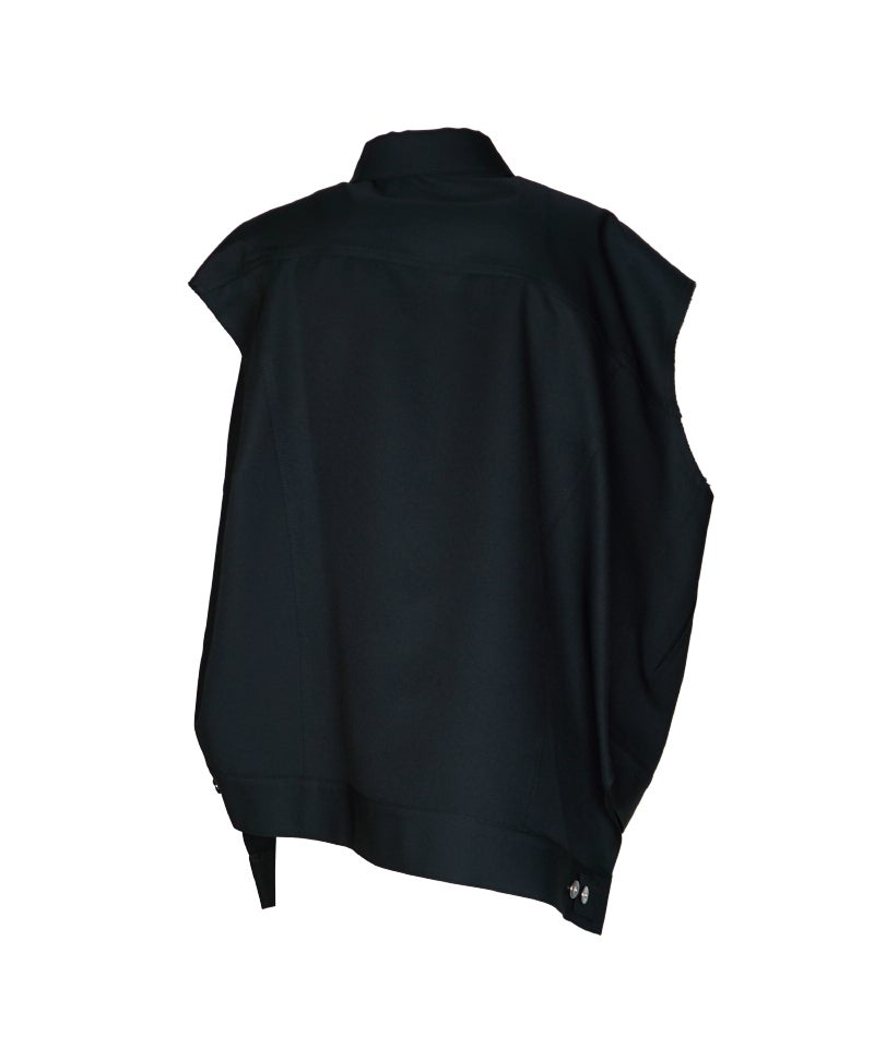 BLACK COMME des GARCONS＞エステルツイルジャケット (1Q-J022-052 