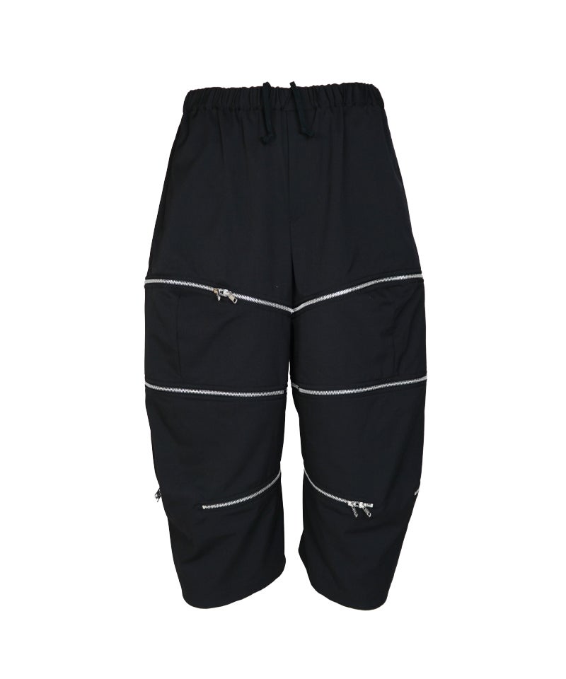 ＜BLACK COMME des GARCONS＞エステル/ウールギャバジン パンツ (1Q-P022-052)