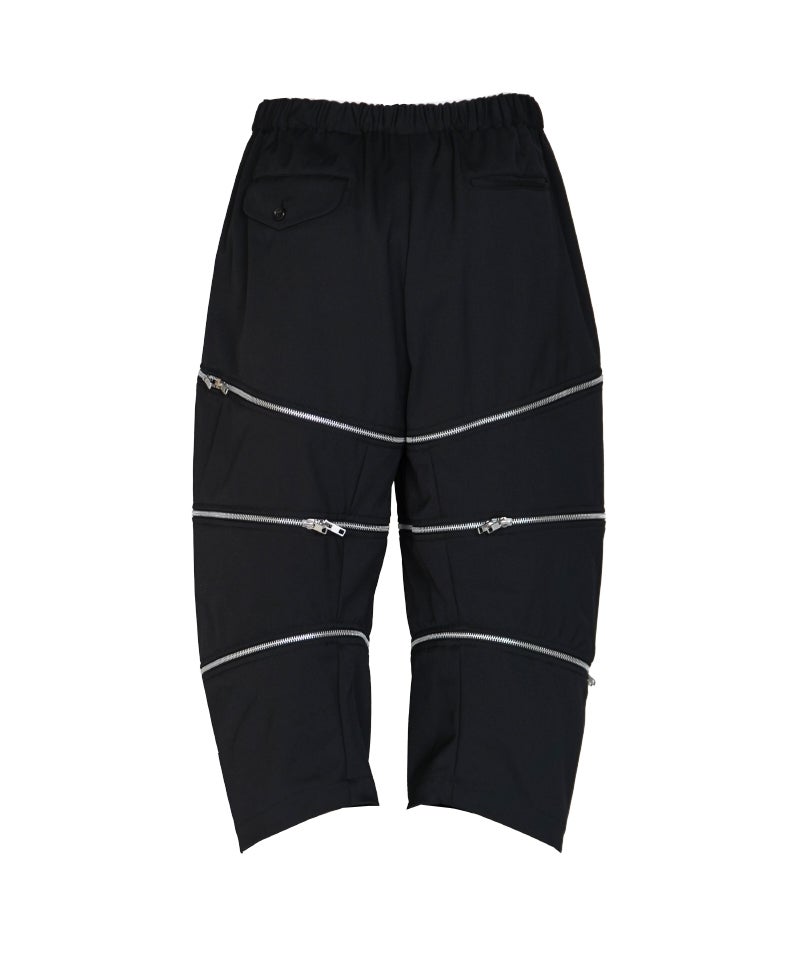 BLACK COMME des GARCONS＞エステル/ウールギャバジン パンツ (1Q-P022