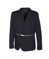 ＜BLACK COMME des GARCONS＞エステル/ウールギャバジン 製品後加工ジャケット (1Q-J013-052)