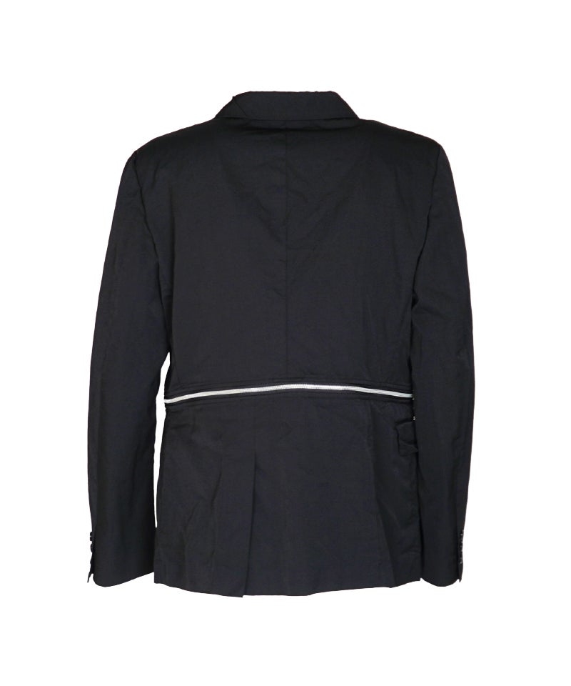 BLACK COMME des GARCONS＞エステル/ウールギャバジン 製品後加工