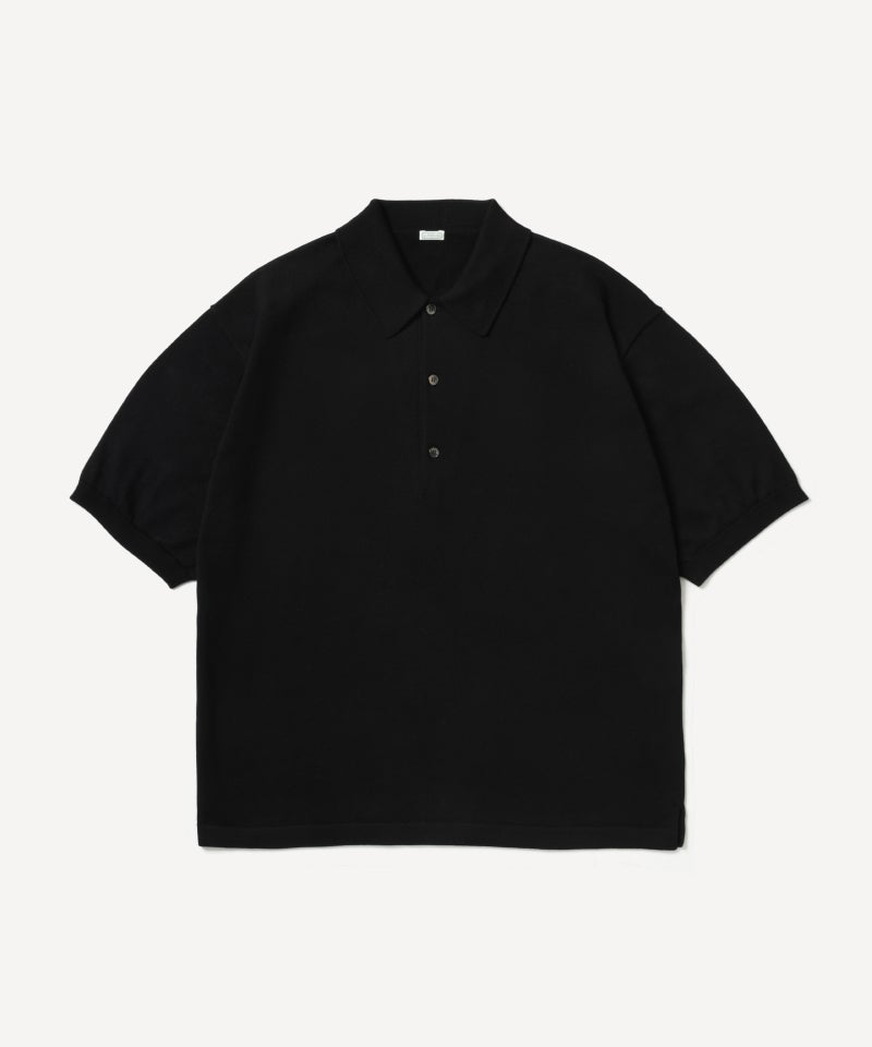 A.PRESSEアプレッセCotton Knit S/S Polo Shirts A.PRESSE＞Cotton Knit S/S Polo Shirt | MAKES ONLINE STORE