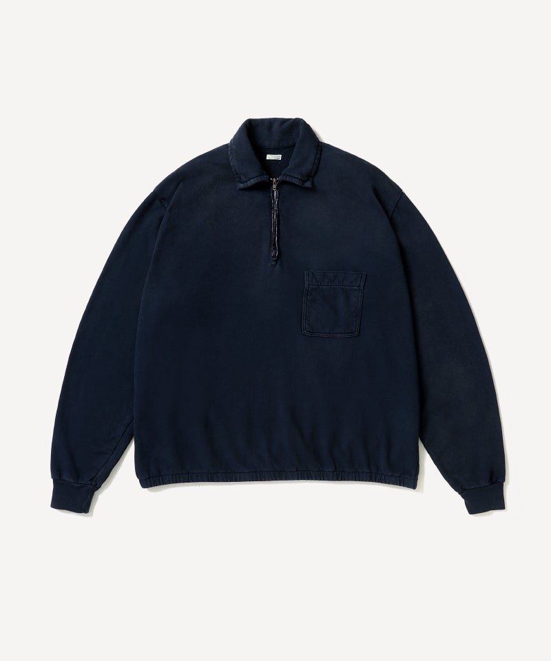 タグ付きA.PRESSE Vintage Halfzip Sweatshirt3 A.PRESSE＞Vintage Light Weight Half Zip Sweatshirt | MAKES ONLINE