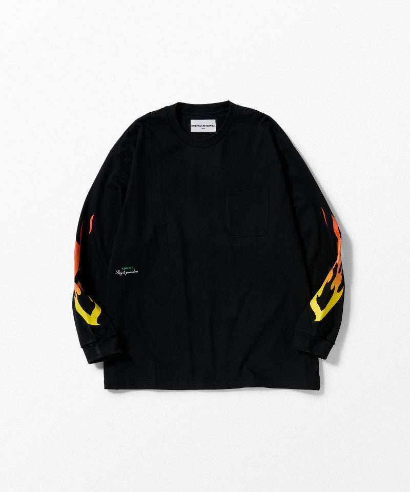 WHIZ LIMITED＞FIRE L/S TEE | MAKES ONLINE STORE