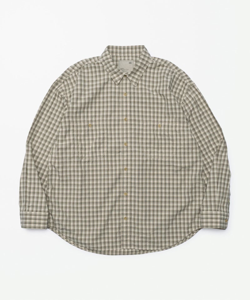 ＜MADNESS＞MADNESS STANDARD MINI CHECK BD SHIRT
