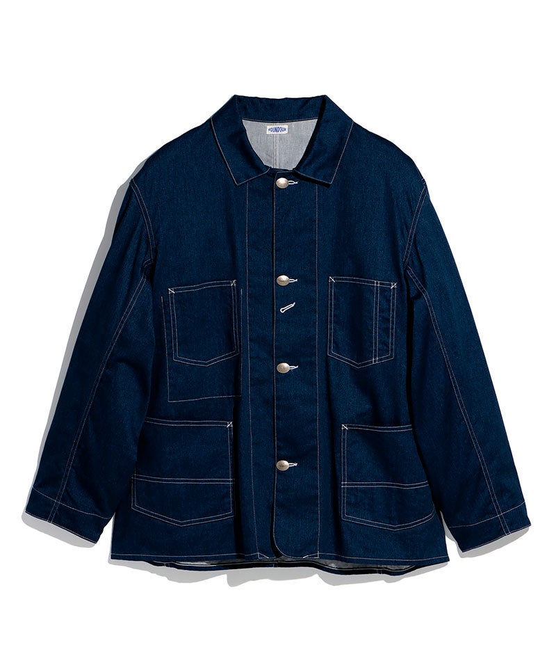FOUNDOUR＞PRINT DENIM COVERALL JACKET | MAKES ONLINE STORE