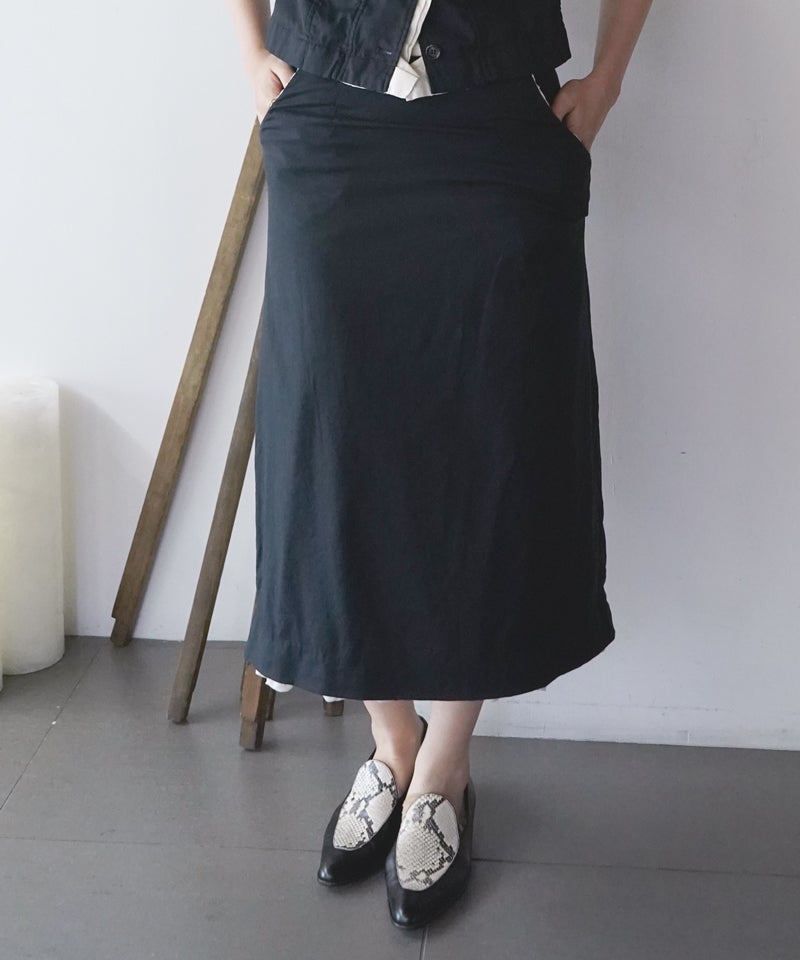 Pillings＞PST26SS-203 washed skirt | MAKES ONLINE STORE