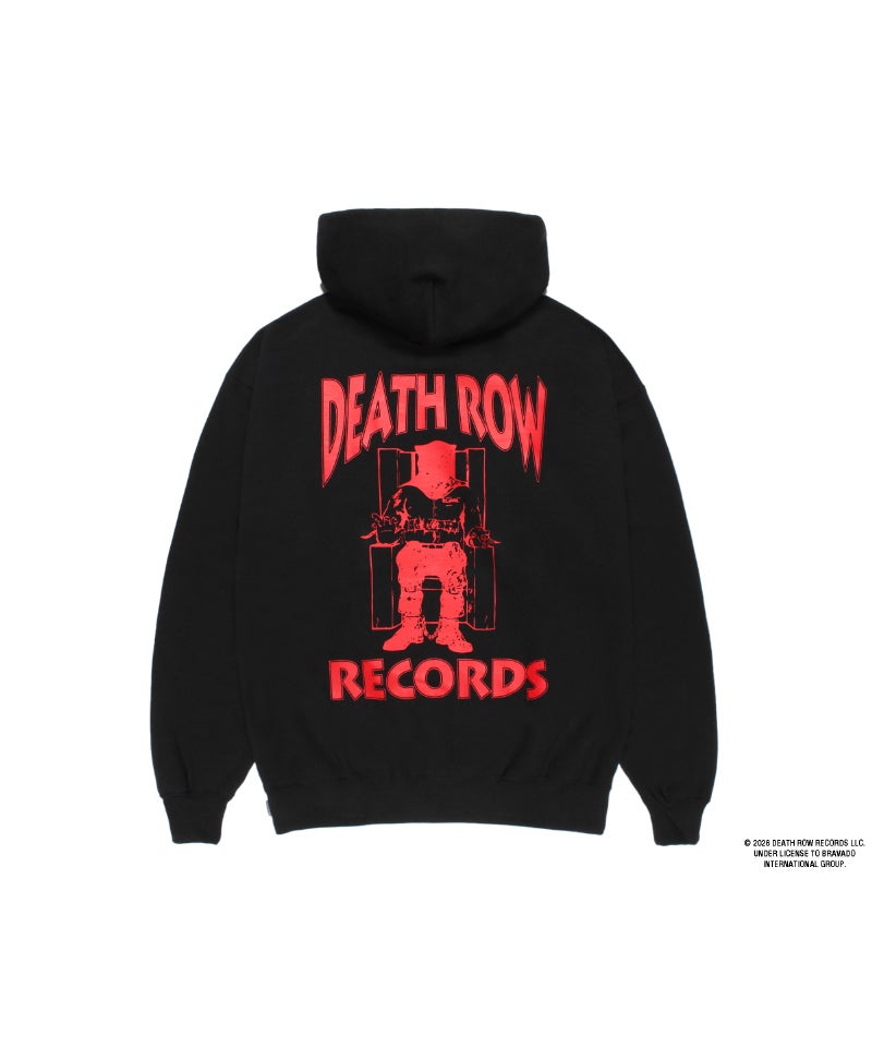 ＜WACKO MARIA＞DEATH ROW RECORDS / HEAVY WEIGHT ZIP HOODED SWEAT SHIRT