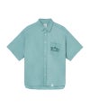 ＜BEDWIN＆THE HEARTBREAKERS＞S/S EMBROIDERED SHIRT "BLUNT"