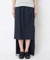 EXTRA FINE WORSTED SERGE NARROW SKIRT