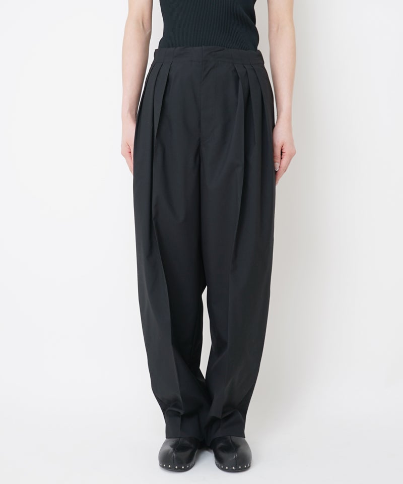 EXTRA FINE WORSTED TOROPICAL WIDE PANTS