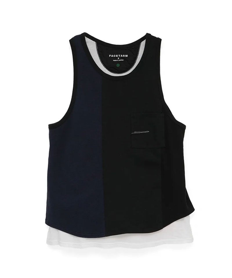 COMME des GARÇONS 黒 タンクトップ M Comme Des Garçons Homme Plus レース タンクトップ | ブラック