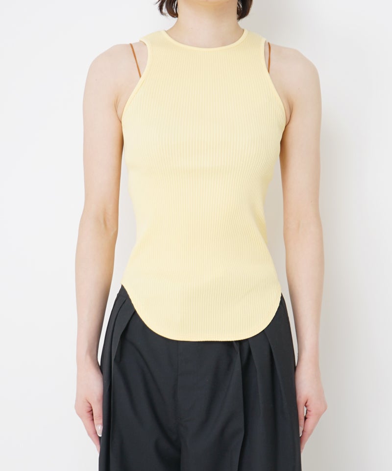 HIGH TWIST COTTON RIB TUNK TOP