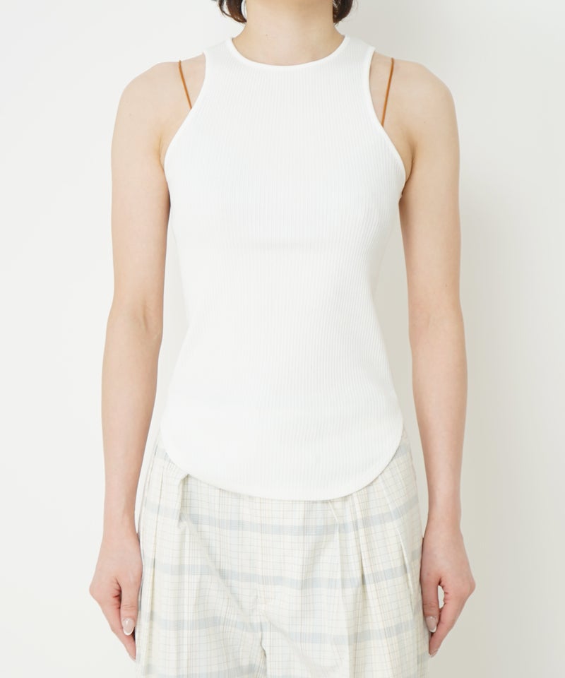 BOWTE＞HIGH TWIST COTTON RIB TUNK TOP | MAKES ONLINE STORE