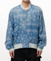 ＜KAMIYA＞Bandana Discharge Jacket