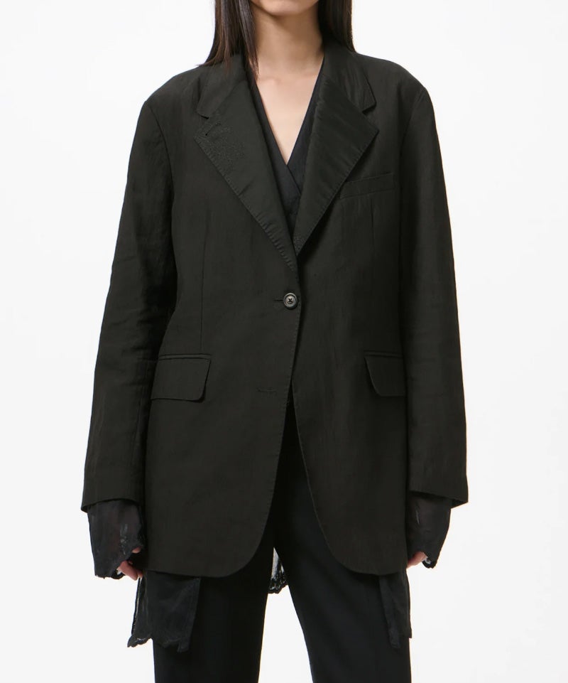 ＜OUR LEGACY＞REVERSIBLE DRIP BLAZER