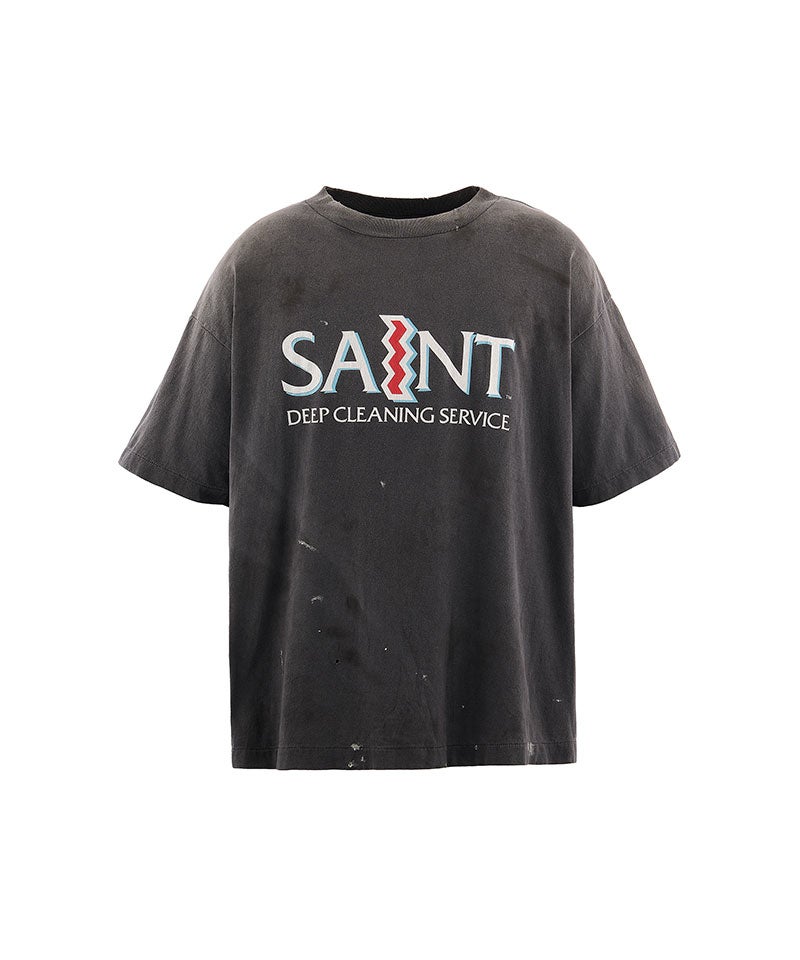 SAINT MICHAEL＞SS T-SHIRT/SAINT/BLACK | MAKES ONLINE STORE