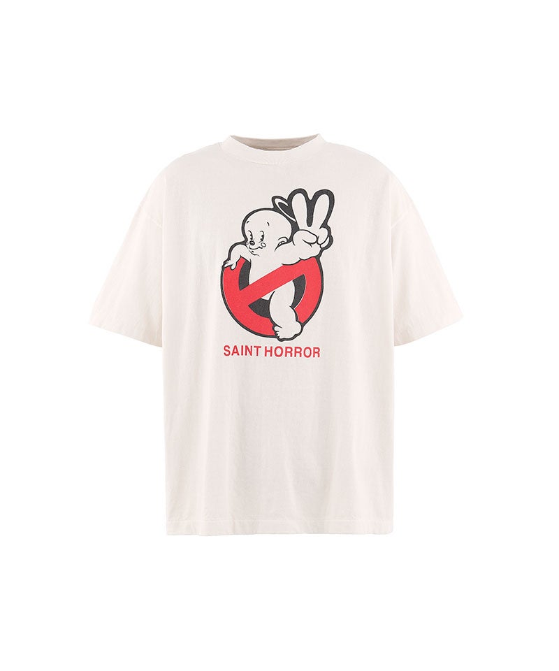 SAINT MICHAEL＞SS T-SHIRT/SAINT HORROR/WHITE | MAKES ONLINE STORE