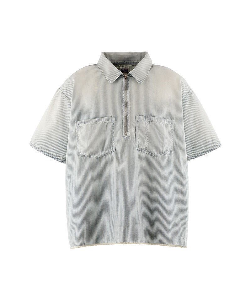SAINT MICHAEL＞SS HICKORY SHIRT/STRIPE/WHITЕ | MAKES ONLINE STORE