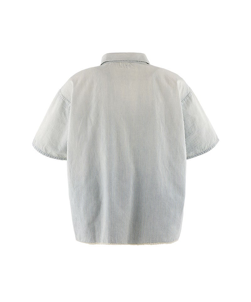SAINT MICHAEL＞SS HICKORY SHIRT/STRIPE/WHITЕ | MAKES ONLINE STORE