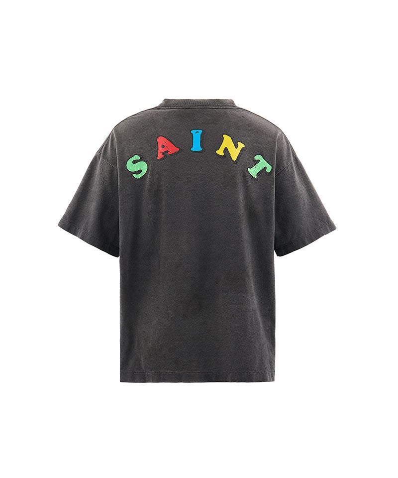 SAINT MICHAEL＞JR_SS T-SHIRT/VOTE F LIGHT/BLK | MAKES ONLINE STORE