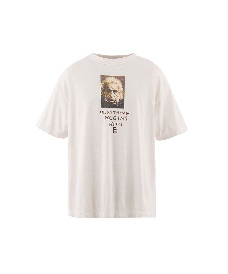 新作　SAINT MICHAEL JR_SS T-SHIRT E/WHITE SAINT MICHAEL＞JR_SS T-SHIRT/E/WHITE | MAKES ONLINE STORE