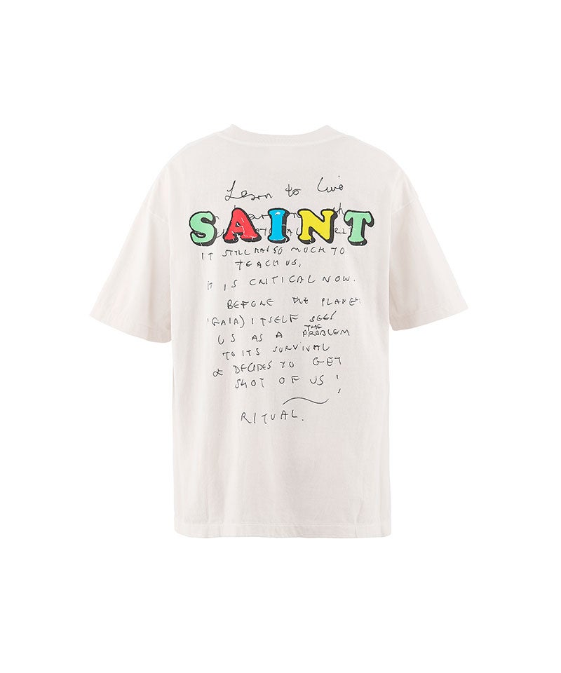SAINT MICHAEL＞JR_SS T-SHIRT/E/WHITE | MAKES ONLINE STORE