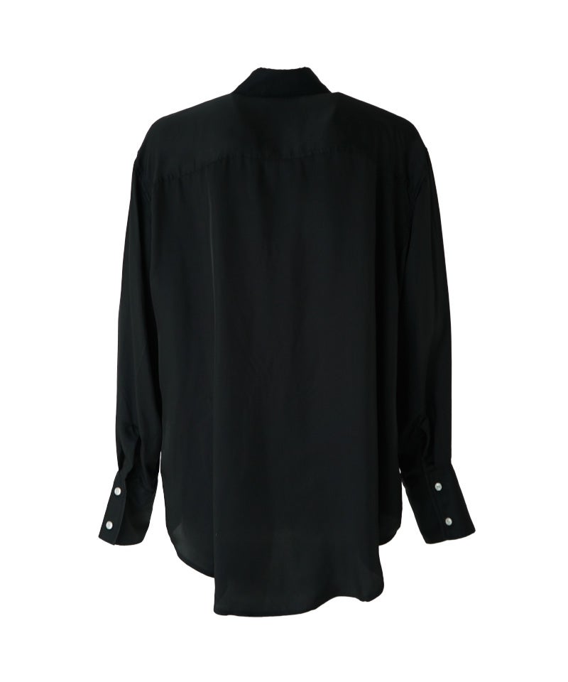 KAMIYA＞Ash Fade Cupro Shirt | MAKES ONLINE STORE