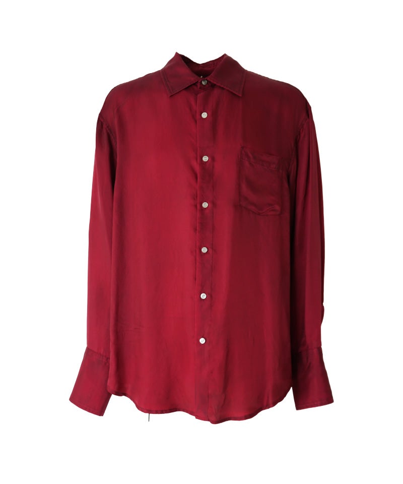 KAMIYA＞Ash Fade Cupro Shirt | MAKES ONLINE STORE