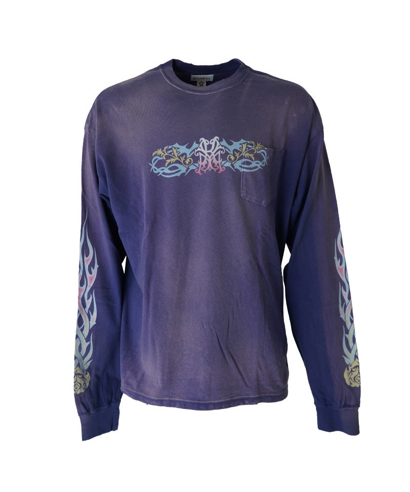 KAMIYA＞“ROSE-KMY” L/S Pocket Tee | MAKES ONLINE STORE