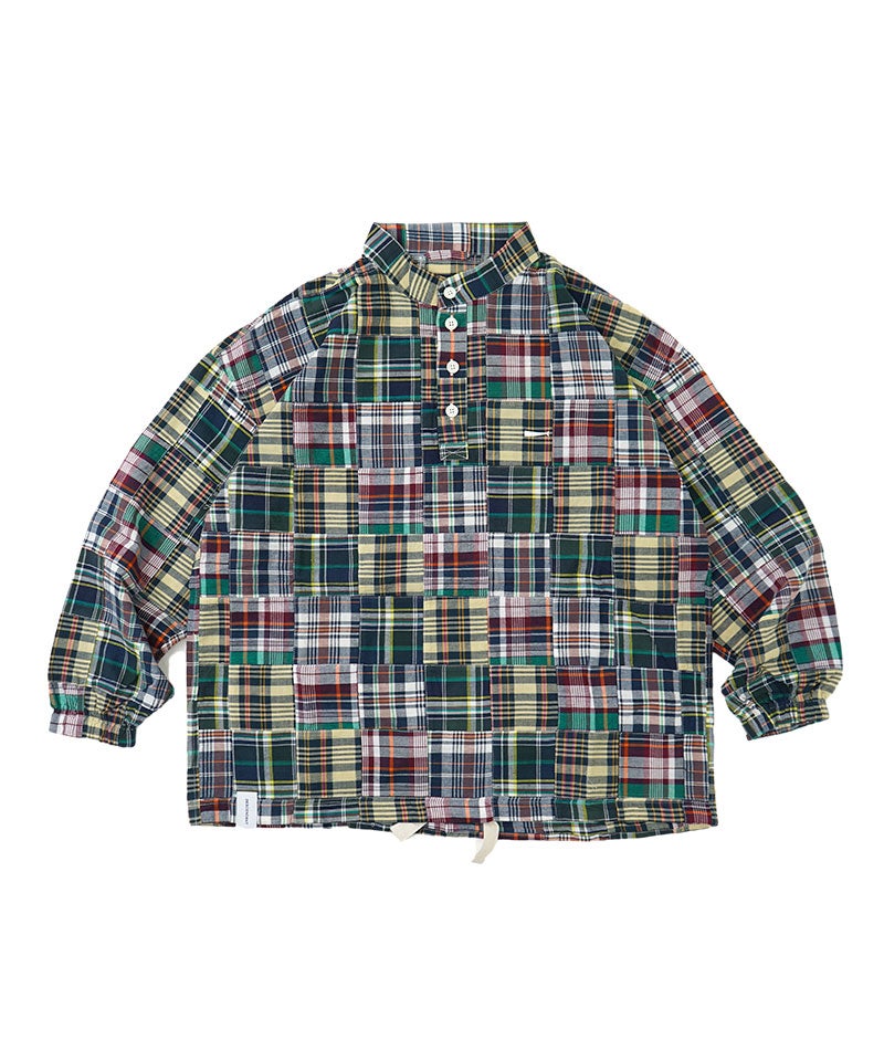DESCENDANT＞TETTY PULLOVER PATCHWORK LS SHIRT | MAKES ONLINE STORE
