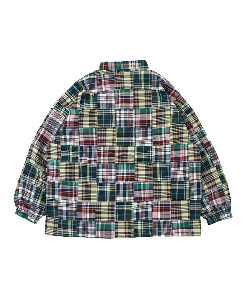 DESCENDANT＞TETTY PULLOVER PATCHWORK LS SHIRT | MAKES ONLINE STORE