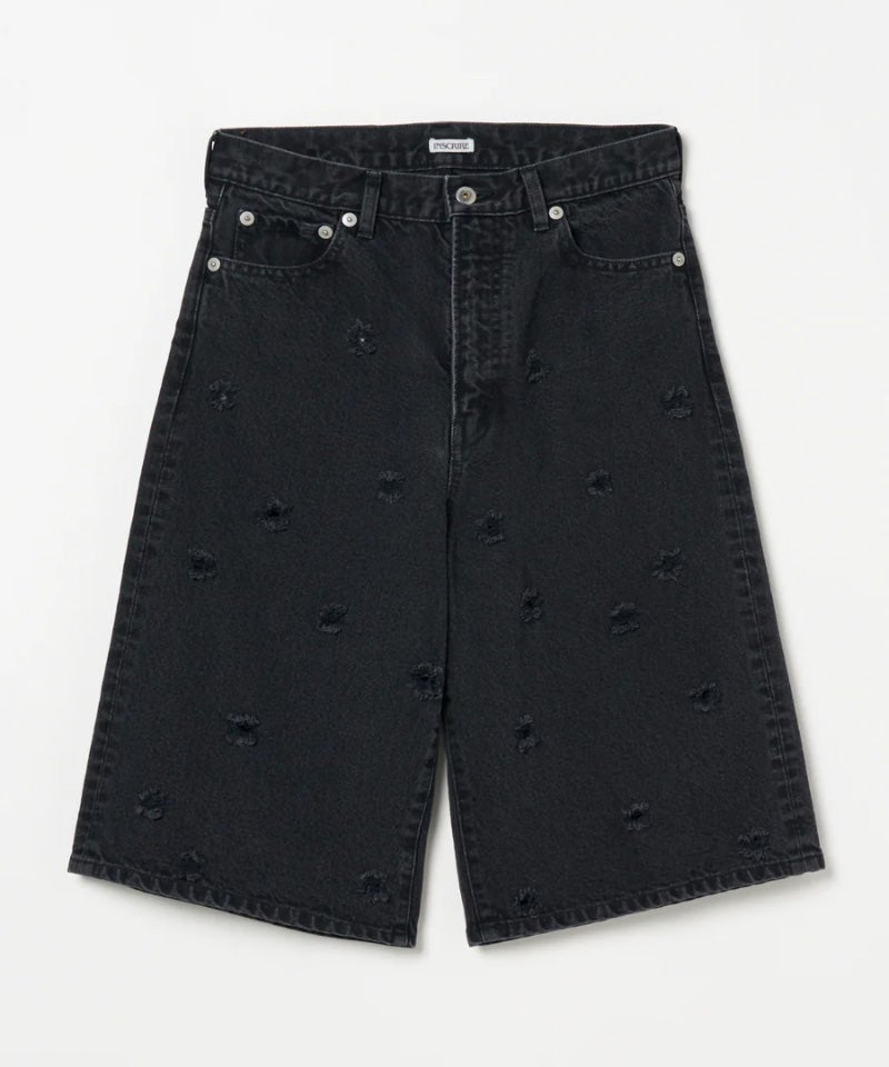 INSCRIRE＞Dot Hole Denim Shorts | MAKES ONLINE STORE