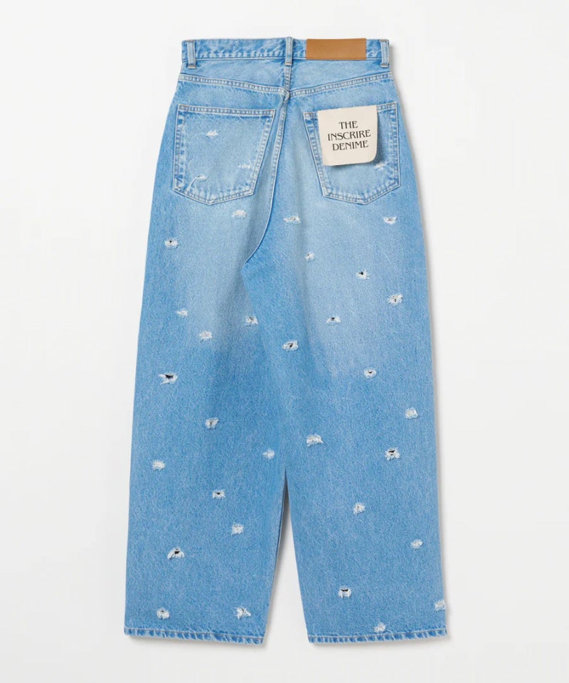 INSCRIRE＞Dot Hole Denim Pants | MAKES ONLINE STORE