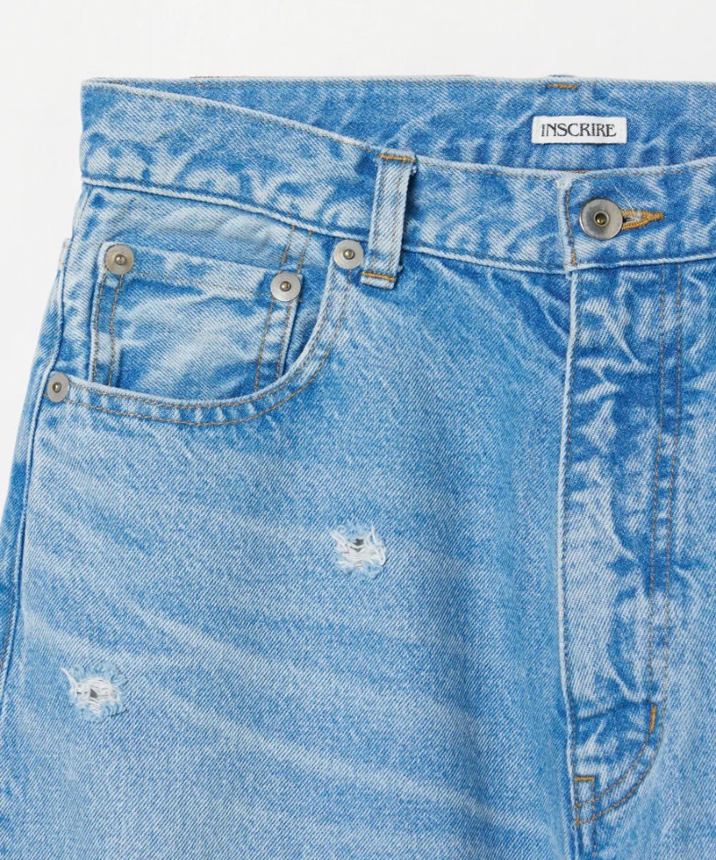 INSCRIRE＞Dot Hole Denim Pants | MAKES ONLINE STORE