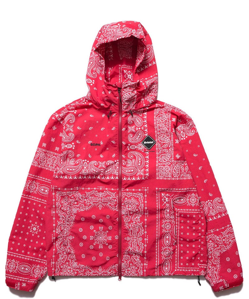 F.C.Real Bristol＞BANDANA NYLON HOODED BLOUSON | MAKES ONLINE STORE