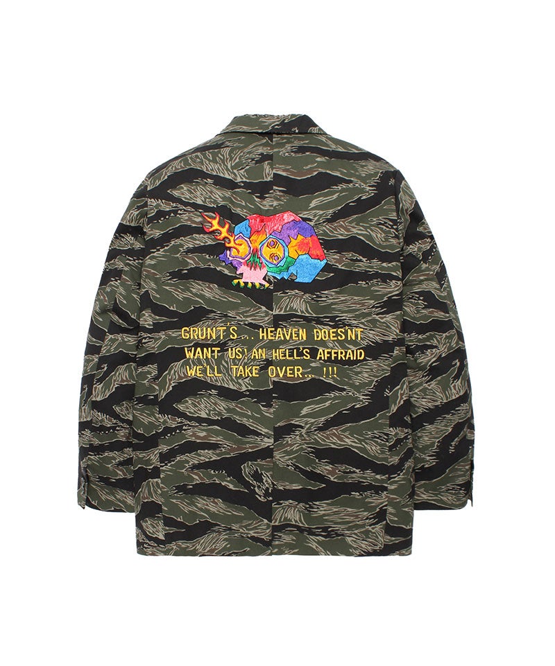 WACKO MARIA＞WOLF'S HEAD / TIGER CAMO UNCONSTRUCTED JACKET | MAKES