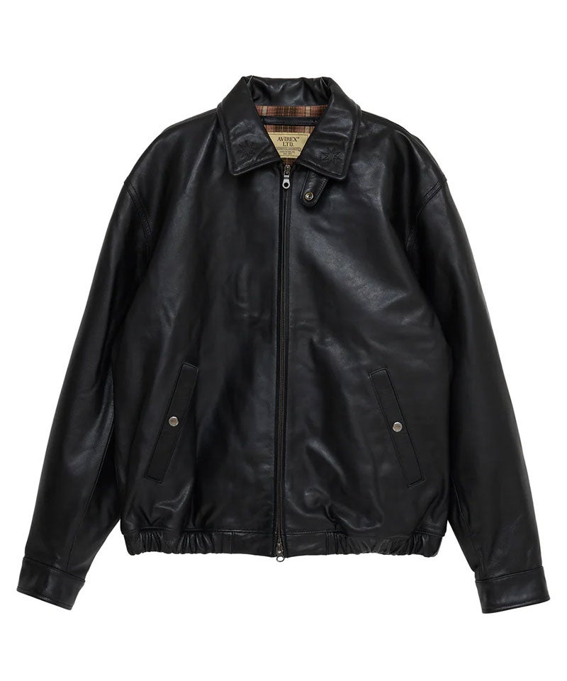 【AVIREX×GDC】Lether Carcoat black GDC＞× AVIREX Leather Swingtop | MAKES ONLINE STORE