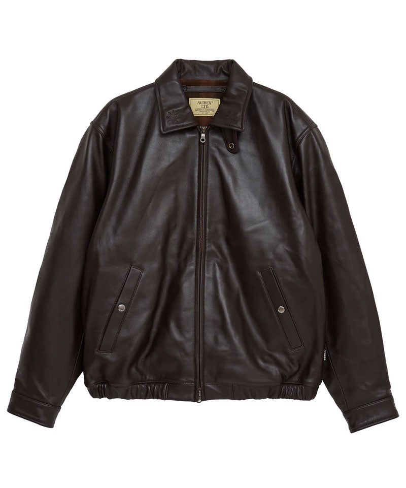 新作 GDC x AVIREX Lether Carcoat XL ブラック AVIREX×GDC】Lether Carcoat