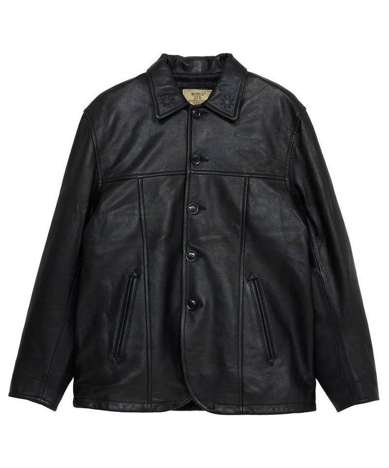 GDC＞× AVIREX Leather Carcoat | MAKES ONLINE STORE