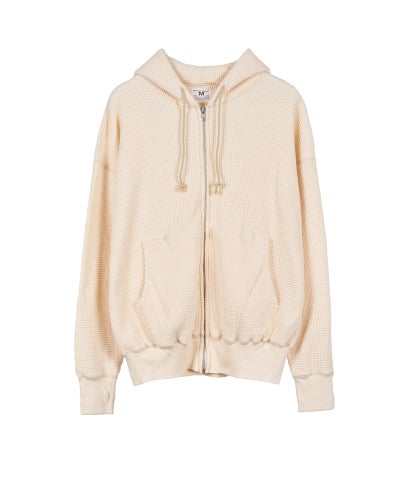 MASSES＞WAFFLE SWEAT HOODED ZIP | MAKES ONLINE STORE