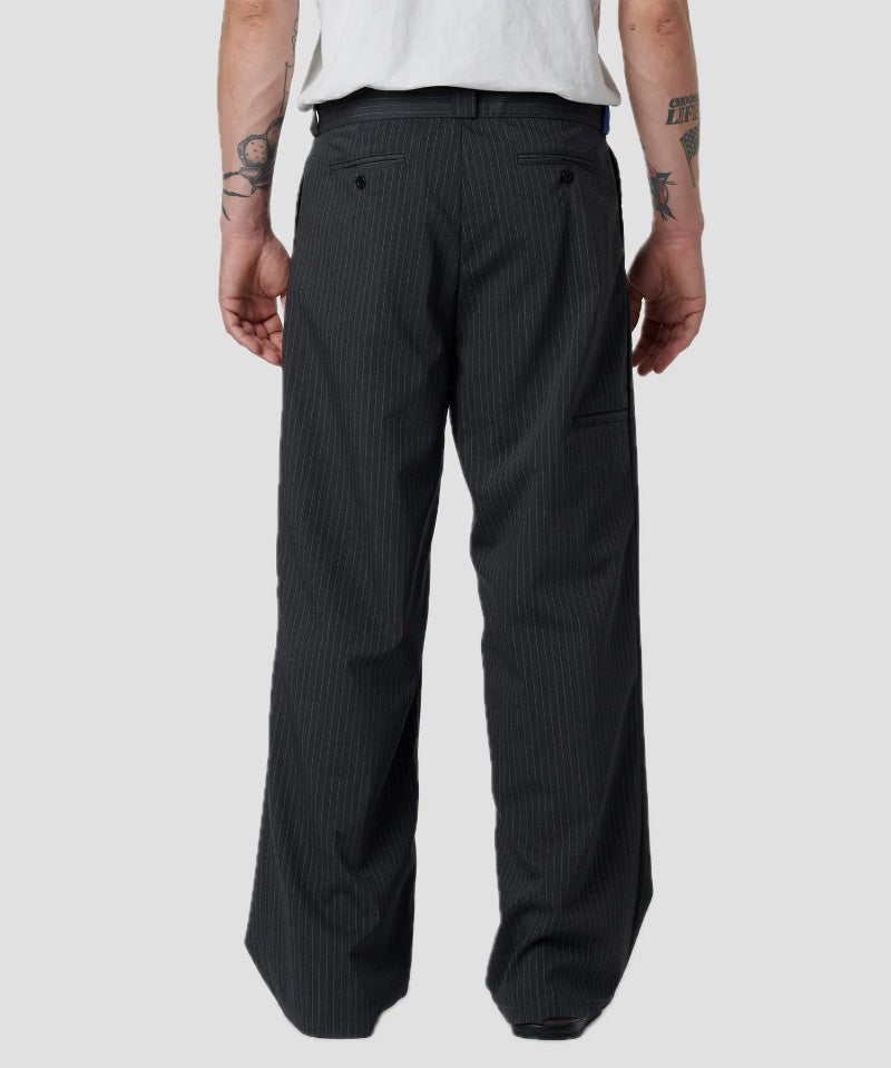 RASSVET＞PIN STRIPE SLACKER CHINO PANTS WOVEN | MAKES ONLINE STORE
