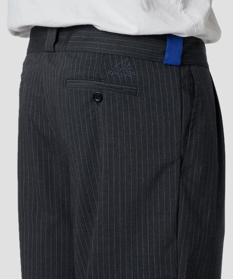 RASSVET＞PIN STRIPE SLACKER CHINO PANTS WOVEN | MAKES ONLINE STORE