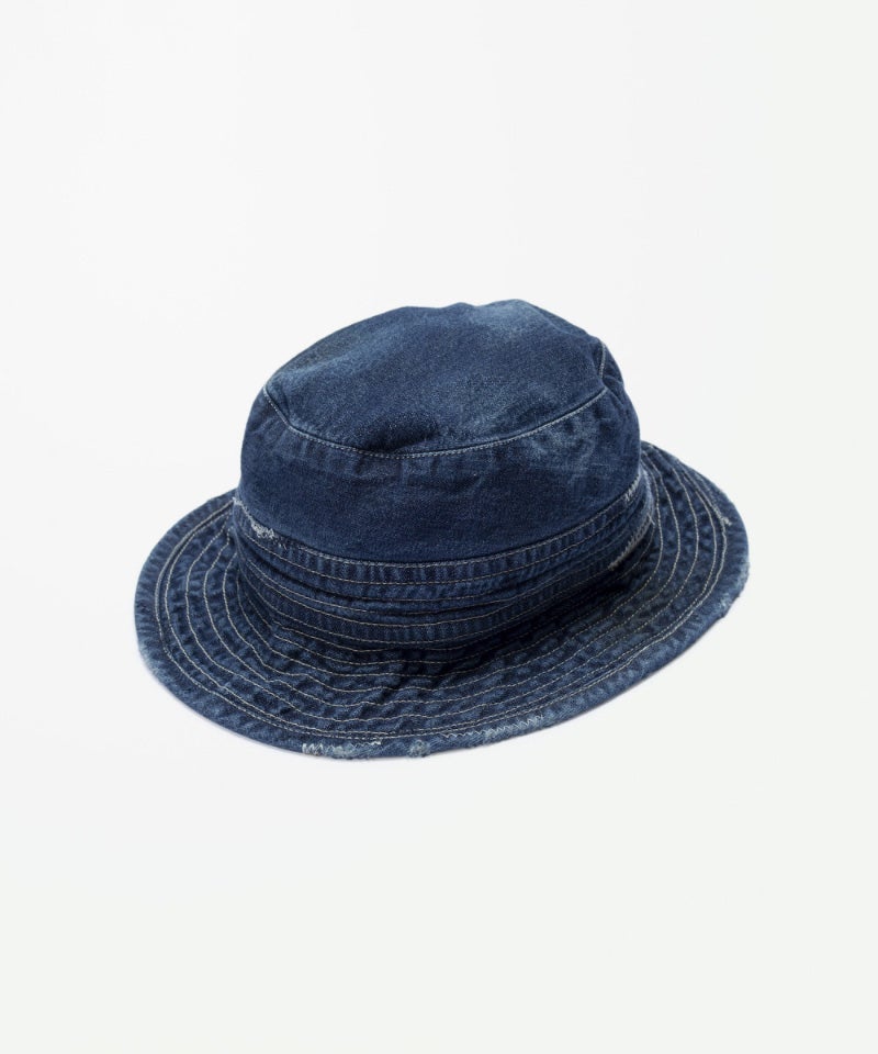 ＜MADNESS＞MADNESS NV. NEP DENIM BUCKET HAT