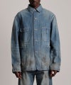 ＜T.T＞LOT.716 DAMAGED COVERALL JKT WITH C.S.
