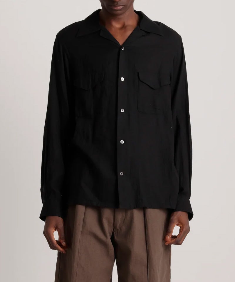＜T.T＞LOT.101 OPEN COLLAR SHIRT