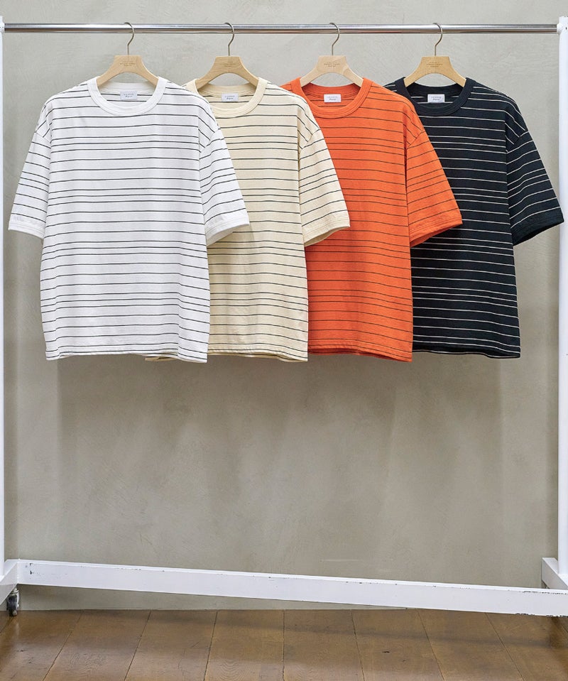 Border short sleeve T-shirt