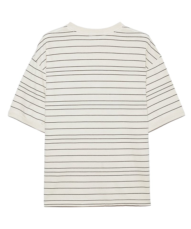 UNUSED＞Border short sleeve T-shirt | MAKES ONLINE STORE