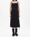 ＜Ann Demeulemeester＞DESI MIDI APRON WRAP DRESS