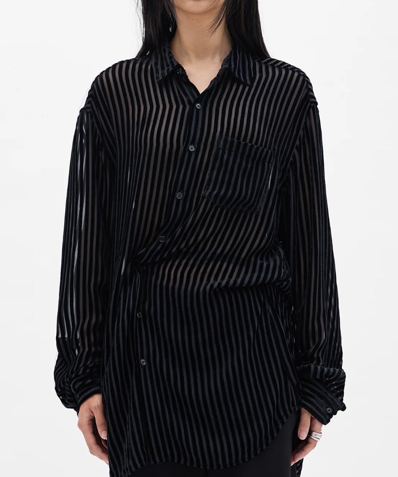 ＜Ann Demeulemeester＞ELISABETH LONG HIGH COMFORT SHIRT